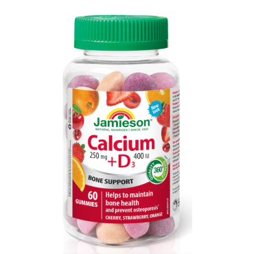 Jamieson calcium +D3 Gummies 60`S
